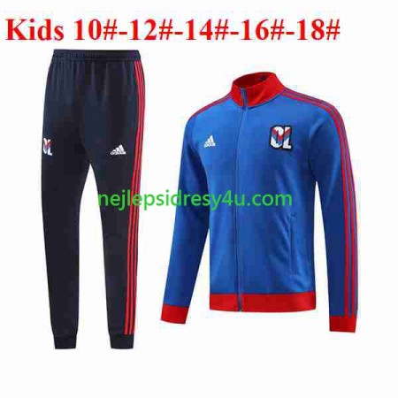 Teplákové Soupravy Olympique Lyon Dětské Modrý Červené 2023/24